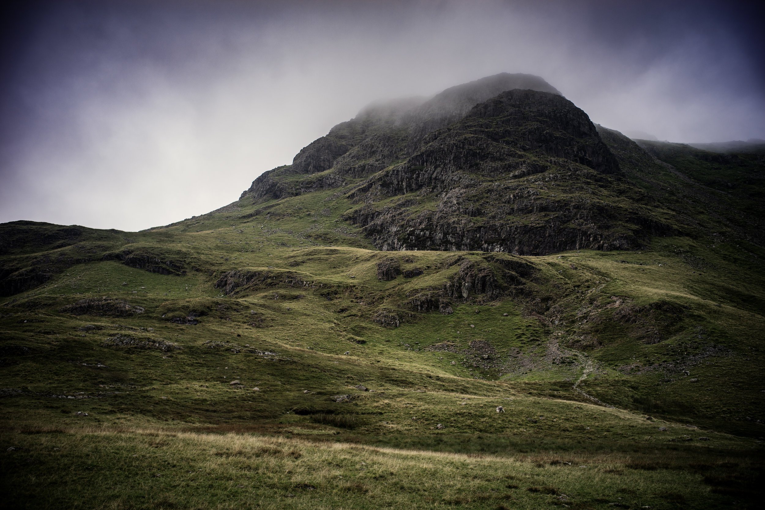 Pavey Ark from Stickle Tarn, tonights camp spot