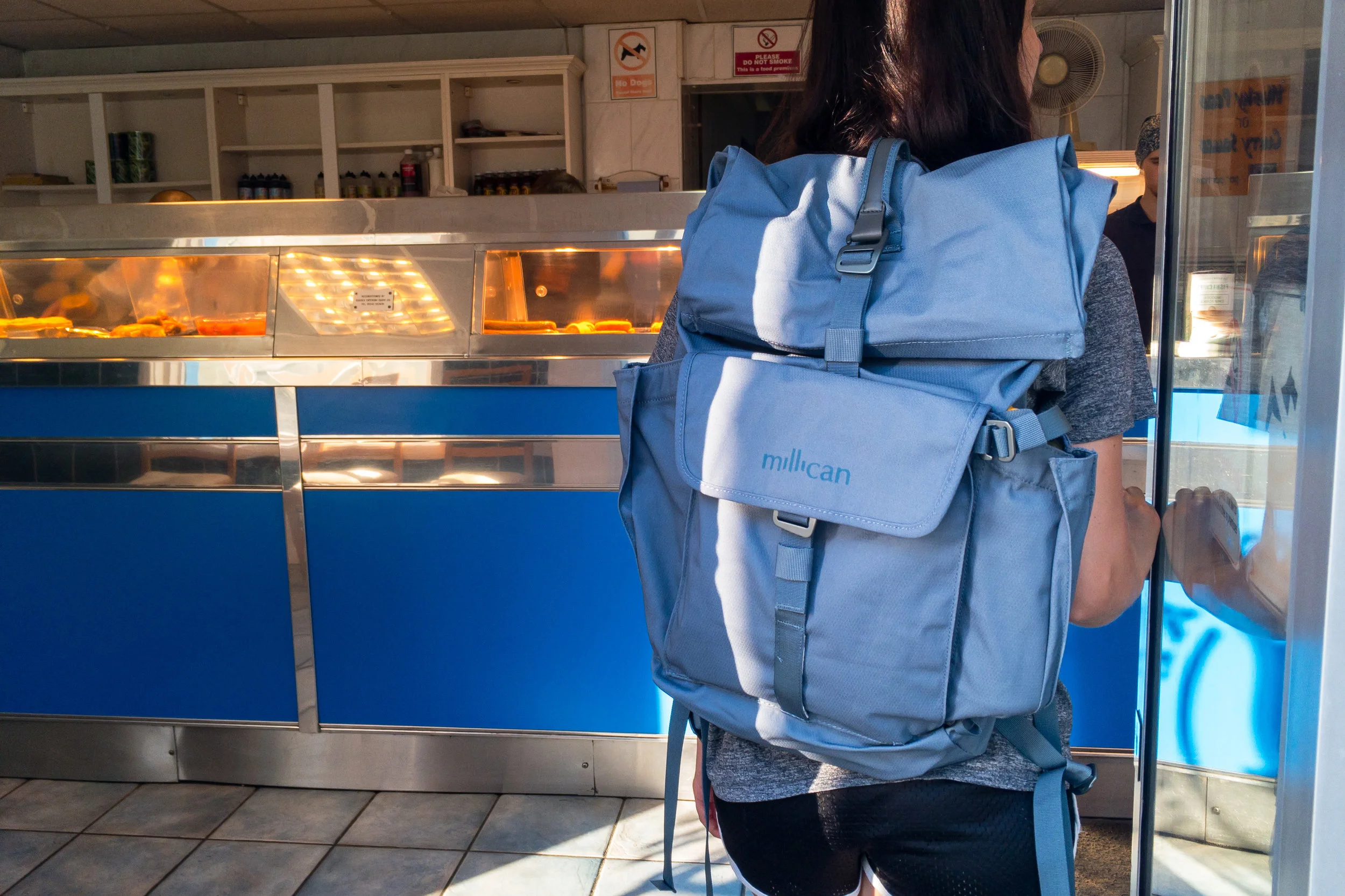 Testing out a new day pack