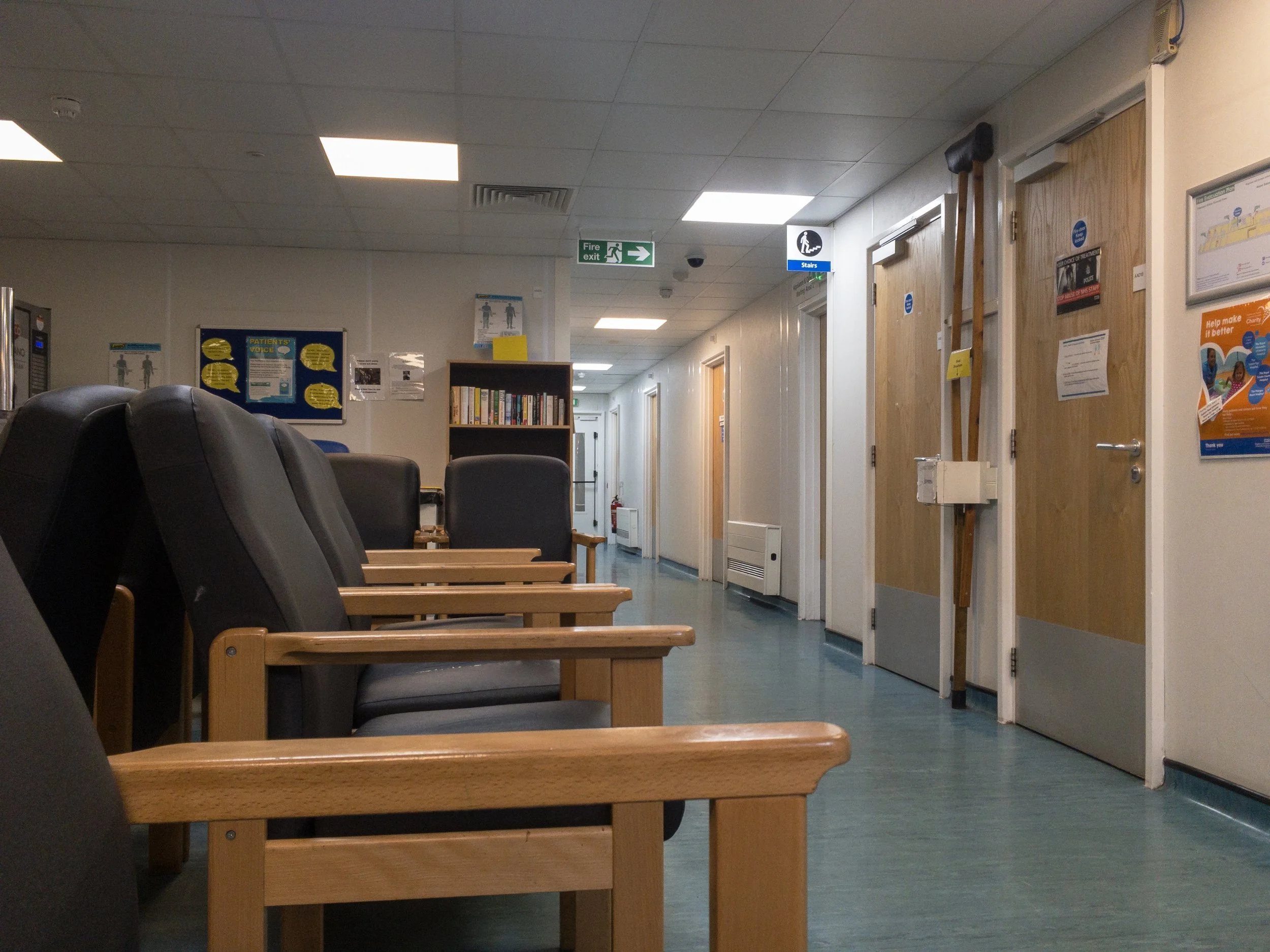 Late night hospital appointment 