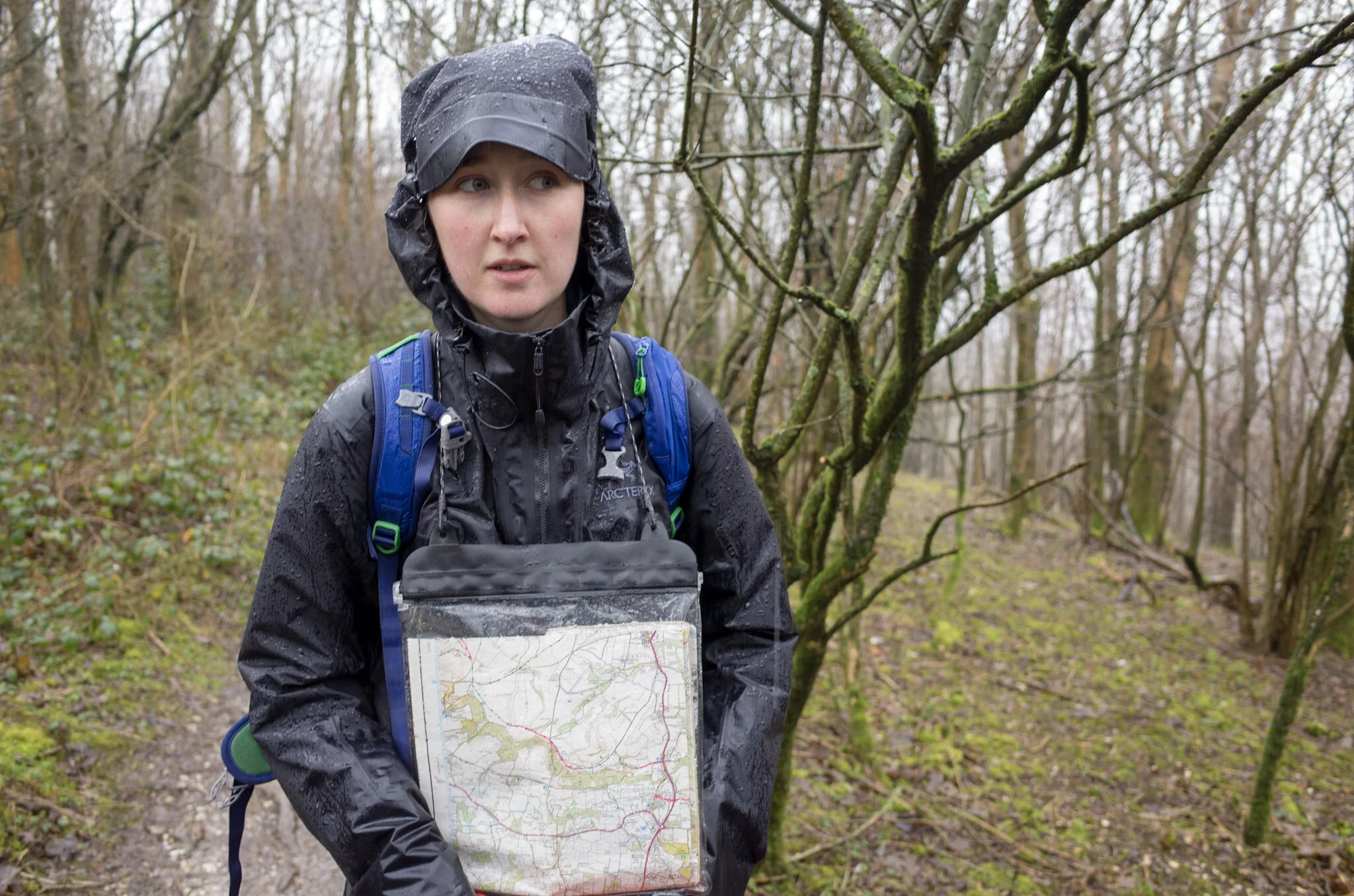 A super rainy and wet Sunday hike