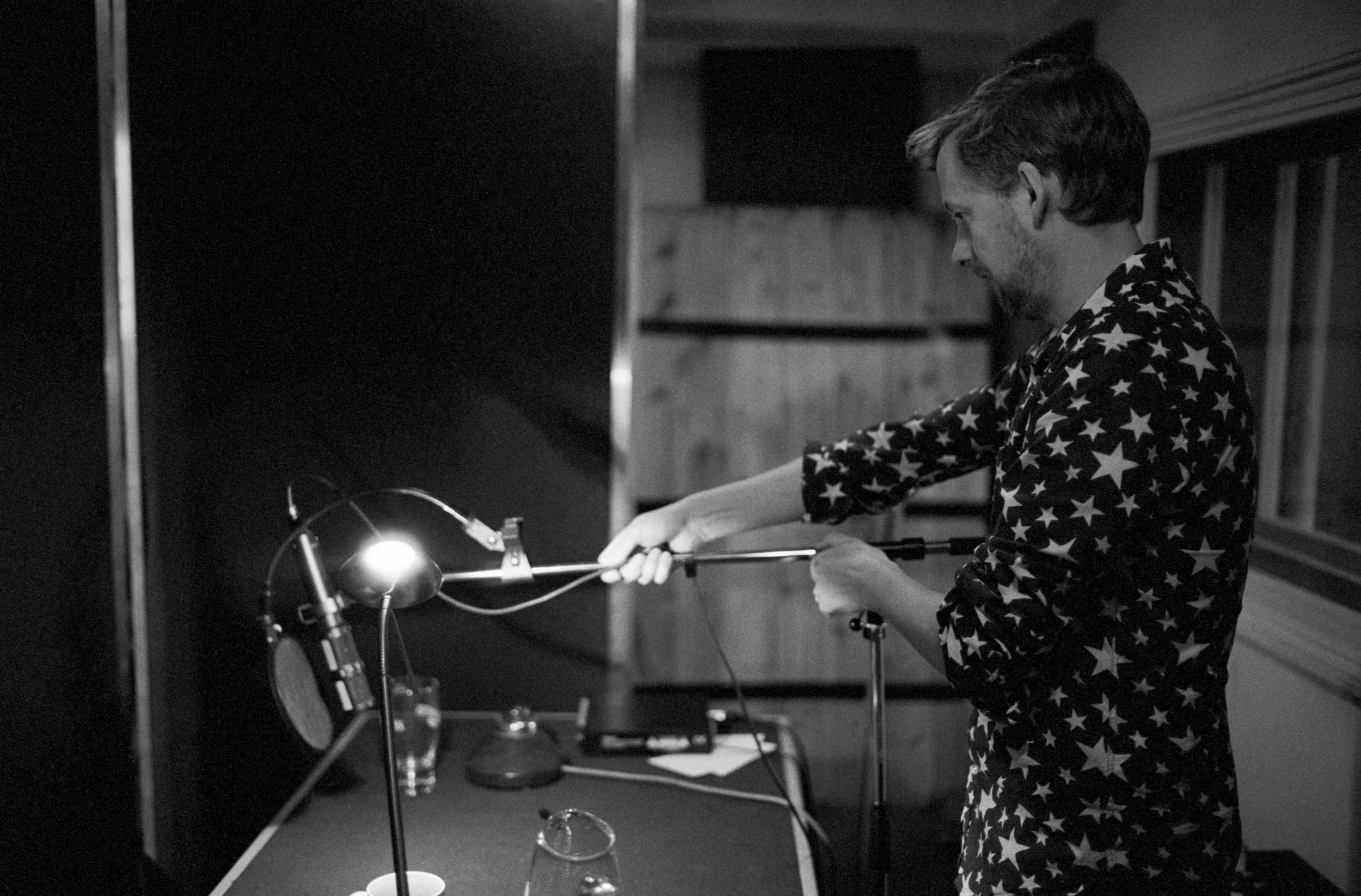 A day working on new sound projects with Simon