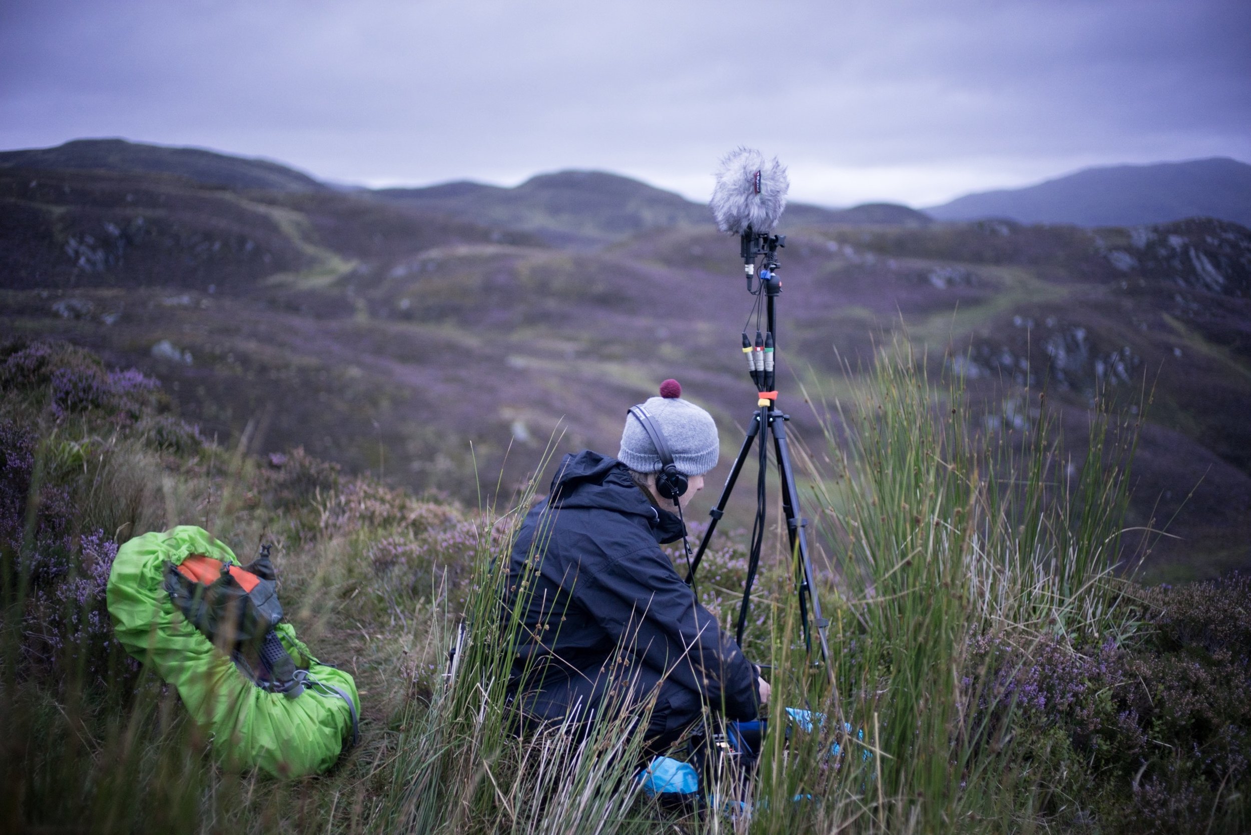 Ambisonic recording in the Highlands of Scotland
