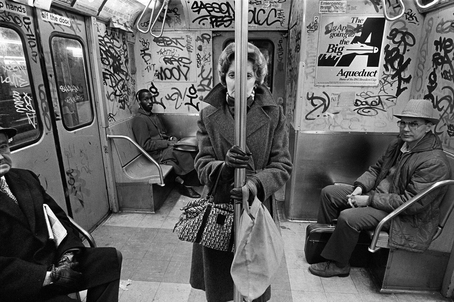 CC Train, NYC, 1982 (Richard Sandler)