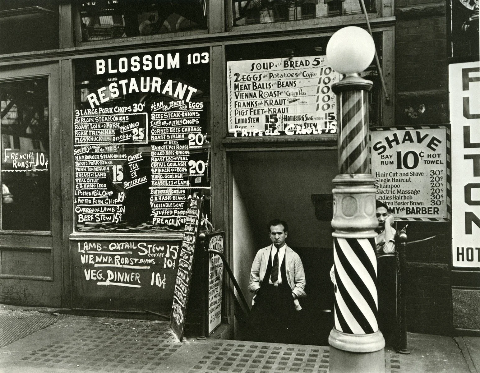 Berenice abbott - Blossom restaurant 103 Bowery