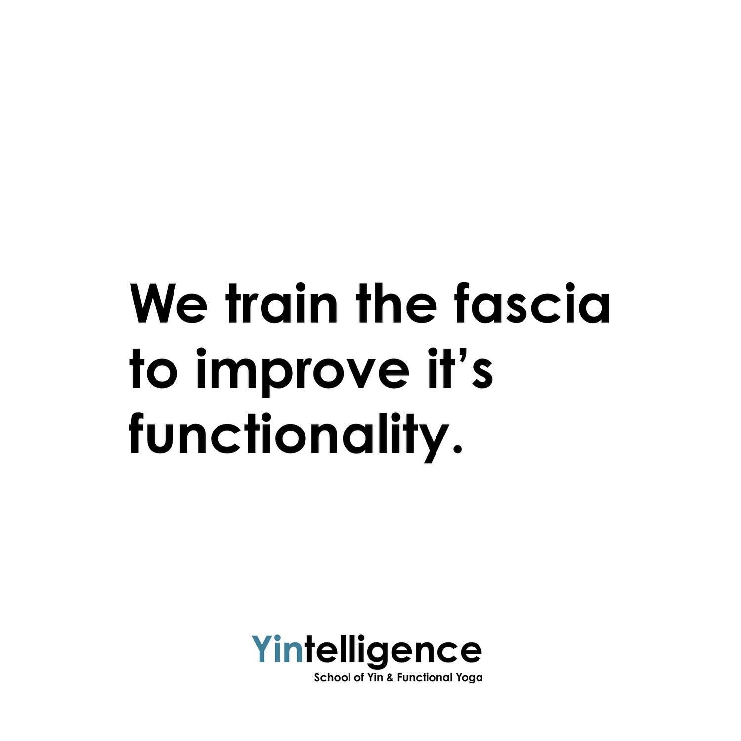 Training the fascia is extremely important, as the mechanical &lsquo;stressing&rsquo; or &lsquo;loading&rsquo; of the tissues enables the remodeling of the cellular/tissue structure. This in turn enhances the functional role of the tissue in the part