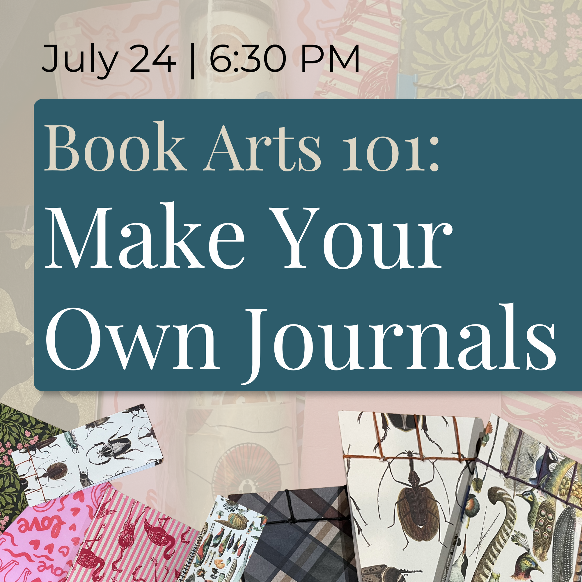 Book Arts 101: Make Your Own Journals