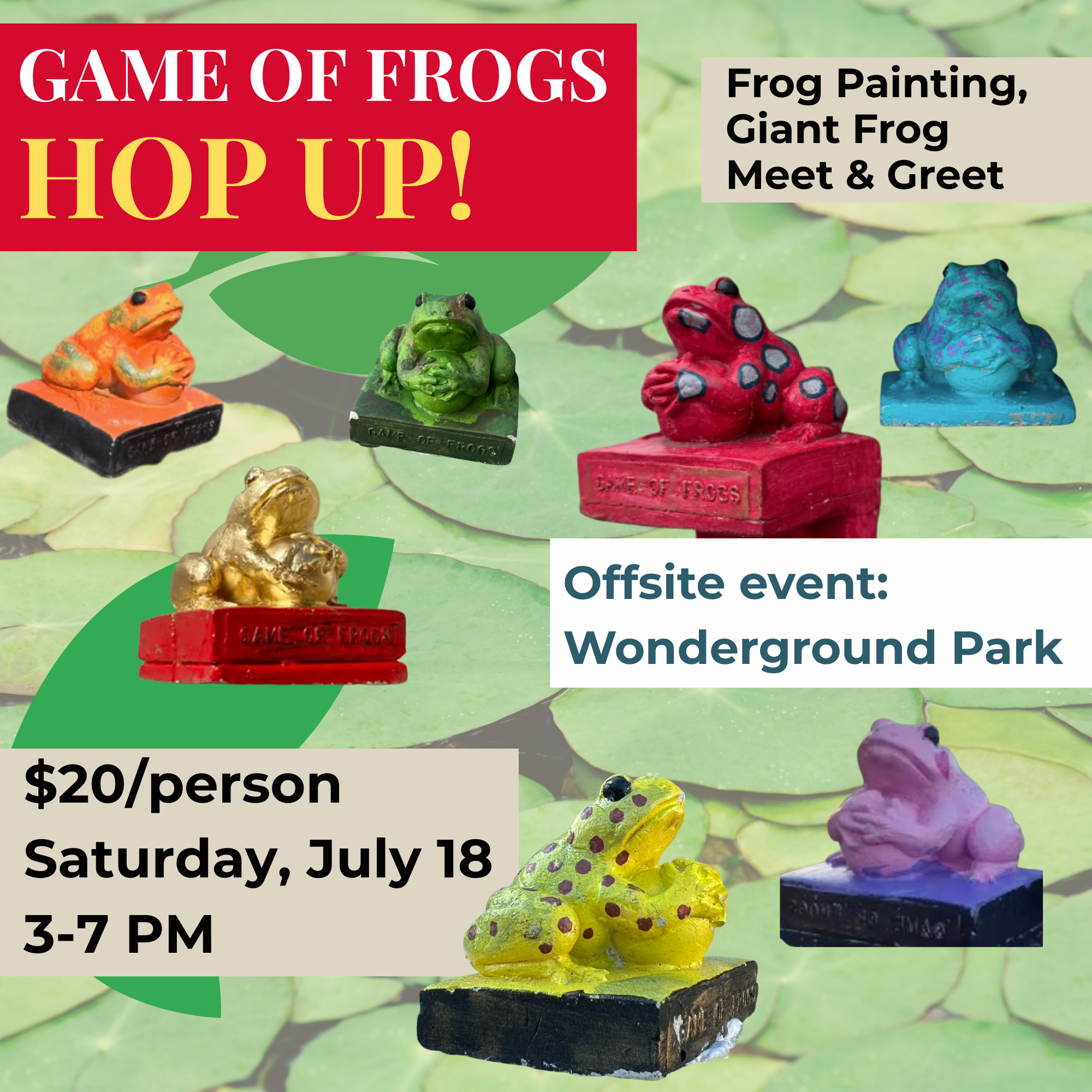 Game of Frogs @ FYBR Fest in Wonderground Park