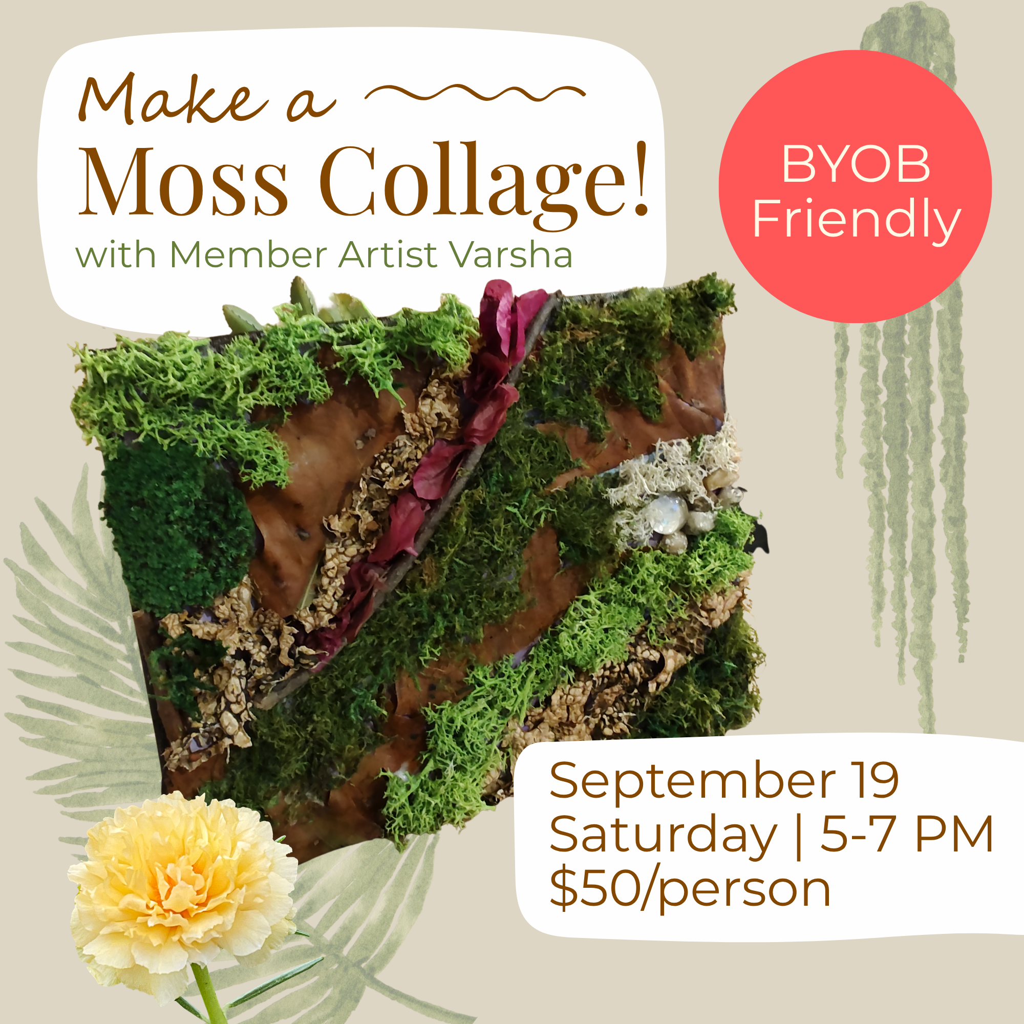 Moss Mosaic Class