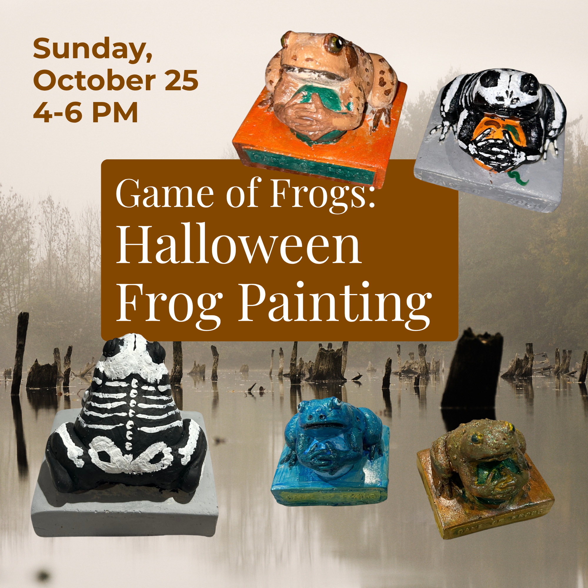 Halloween Frog Painting
