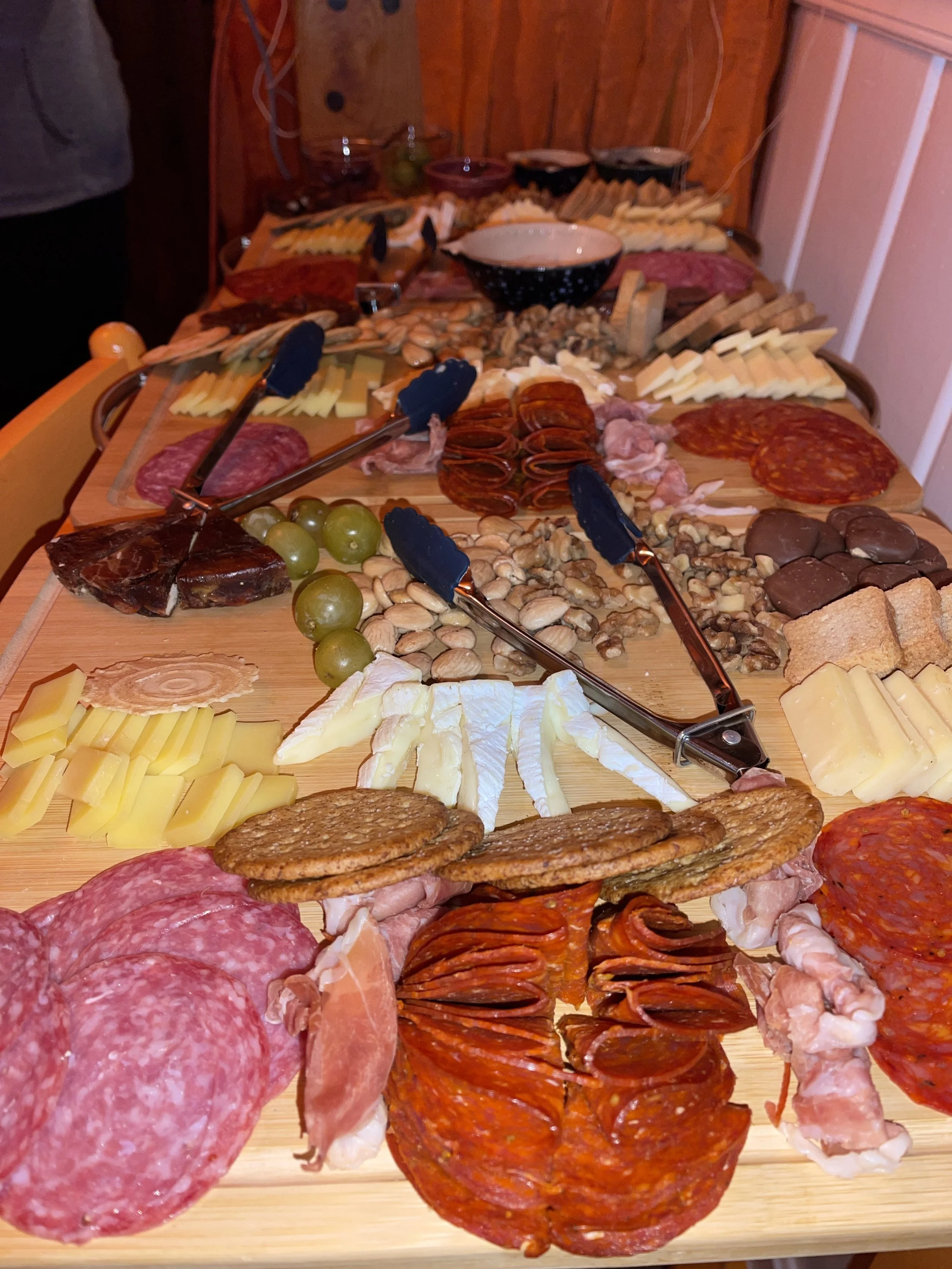 Wine and Wreath - with wine, you have charcuterie! Are we wrong? Did you think we weren't serious about being bougie on a budget? 