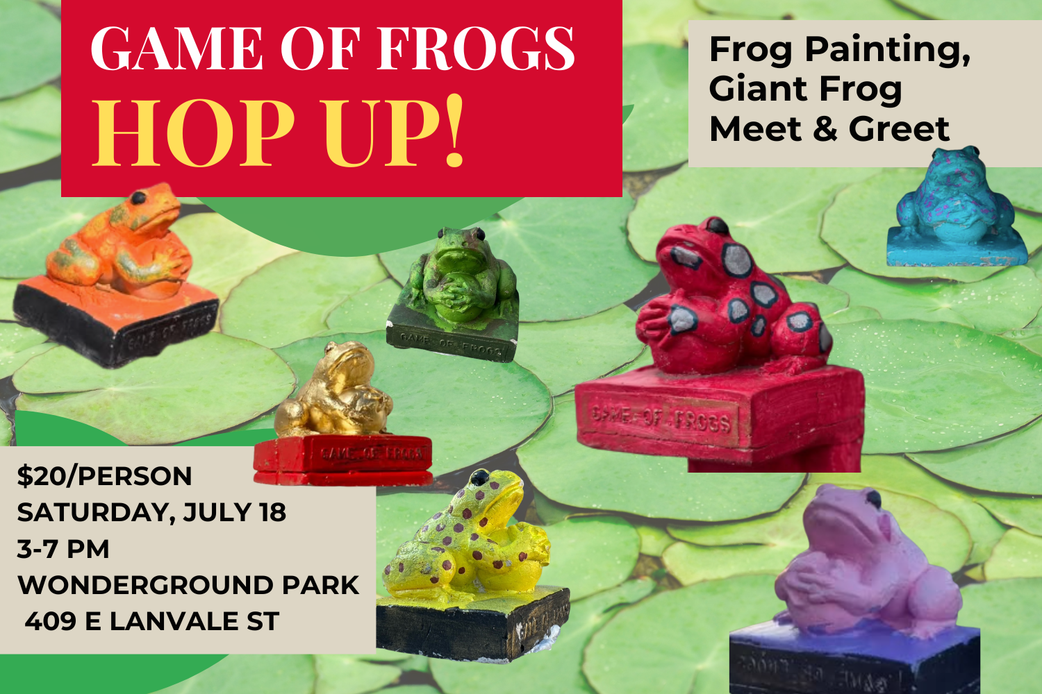 Game of Frogs @ FYBR Fest in Wonderground Park
