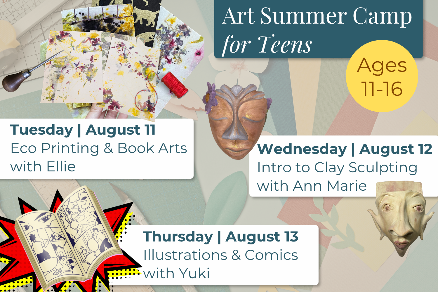 August Teen Workshop Series