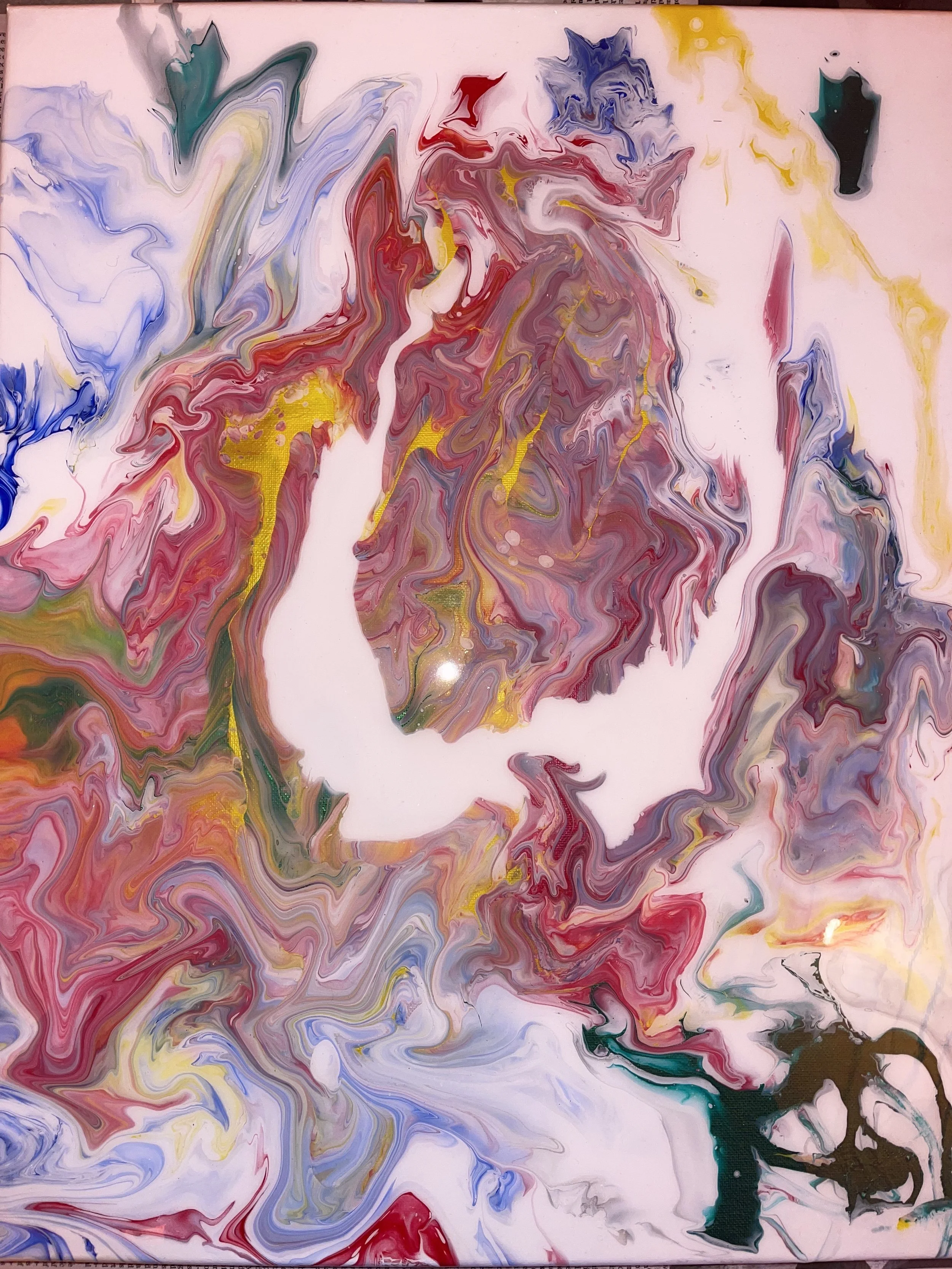 Allison, Fluid Acrylic, 2021