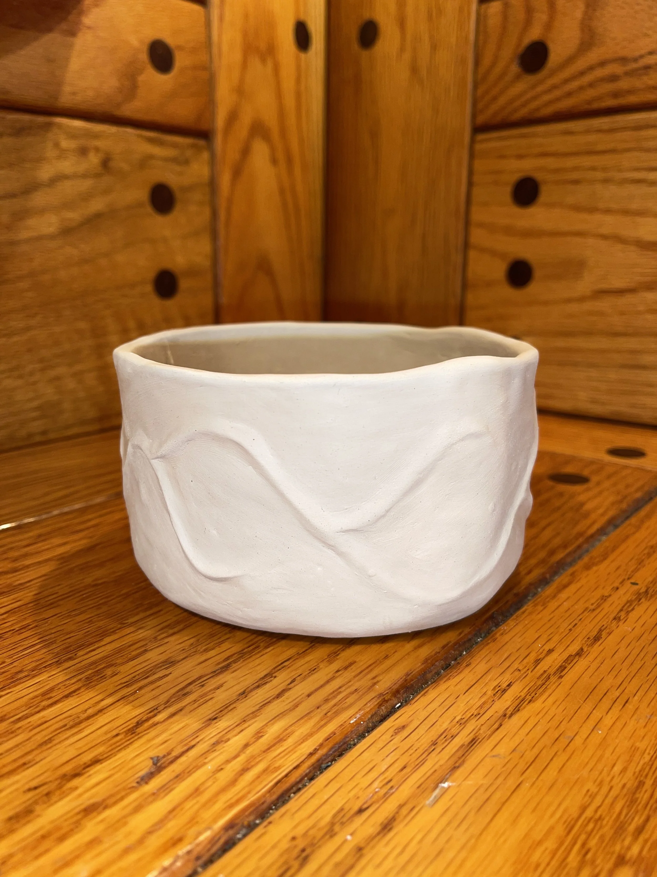 Corena, Greenware Clay, 2021