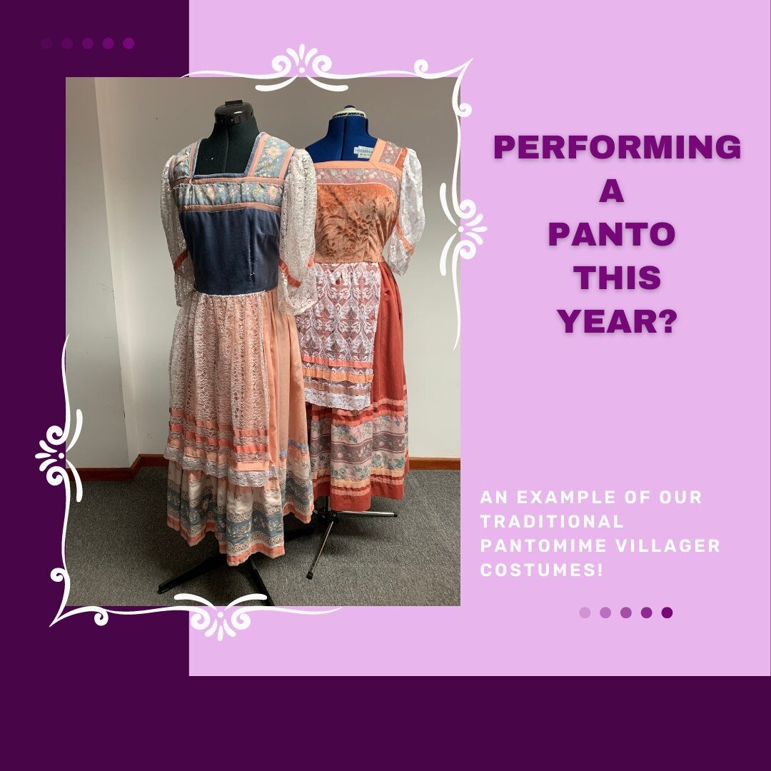 Are you putting on a pantomime this Christmas?

With only 15 weeks until Christmas, its time to start thinking about your Pantomime costumes! 

We have a wide variety  of costumes and cater for all your Panto needs whether that be your traditional Pa