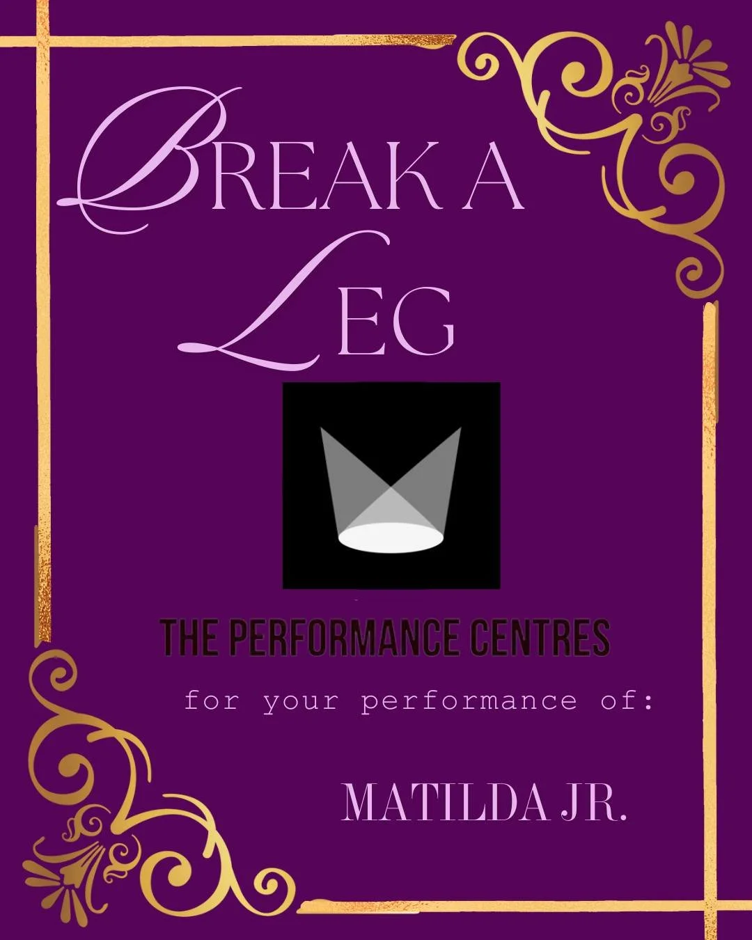 🎭✨ Break a leg, The Performance Centres! ✨🎭
Wishing the cast and creative team all the best as they take to the stage with Matilda Jr. 📚💜

We&rsquo;re so thrilled our costumes get to be part of your magical production &mdash; now go and shine! 🌟