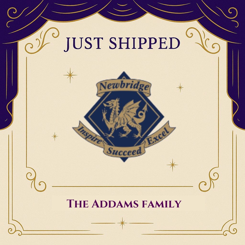 🕸️ Our Addams Family costumes are officially on their way to Newbridge School!
We&rsquo;re so excited to see your cast bring this spooky and spectacular show to life in style&mdash;have a fang-tastic time on stage! 🖤🎭
#AddamsFamilyMusical #Costume