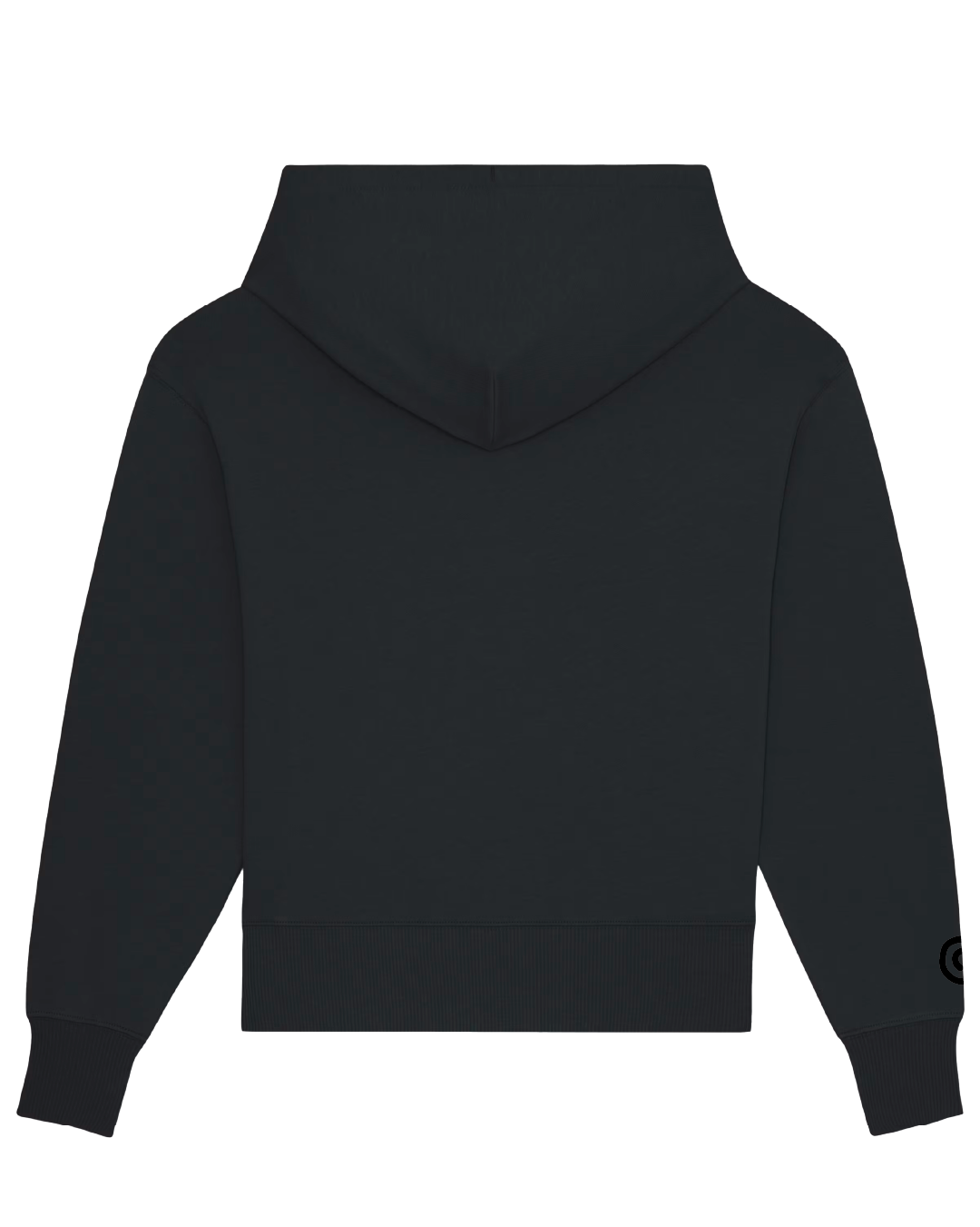 Rise Hoodie - Black on Black - Back.png