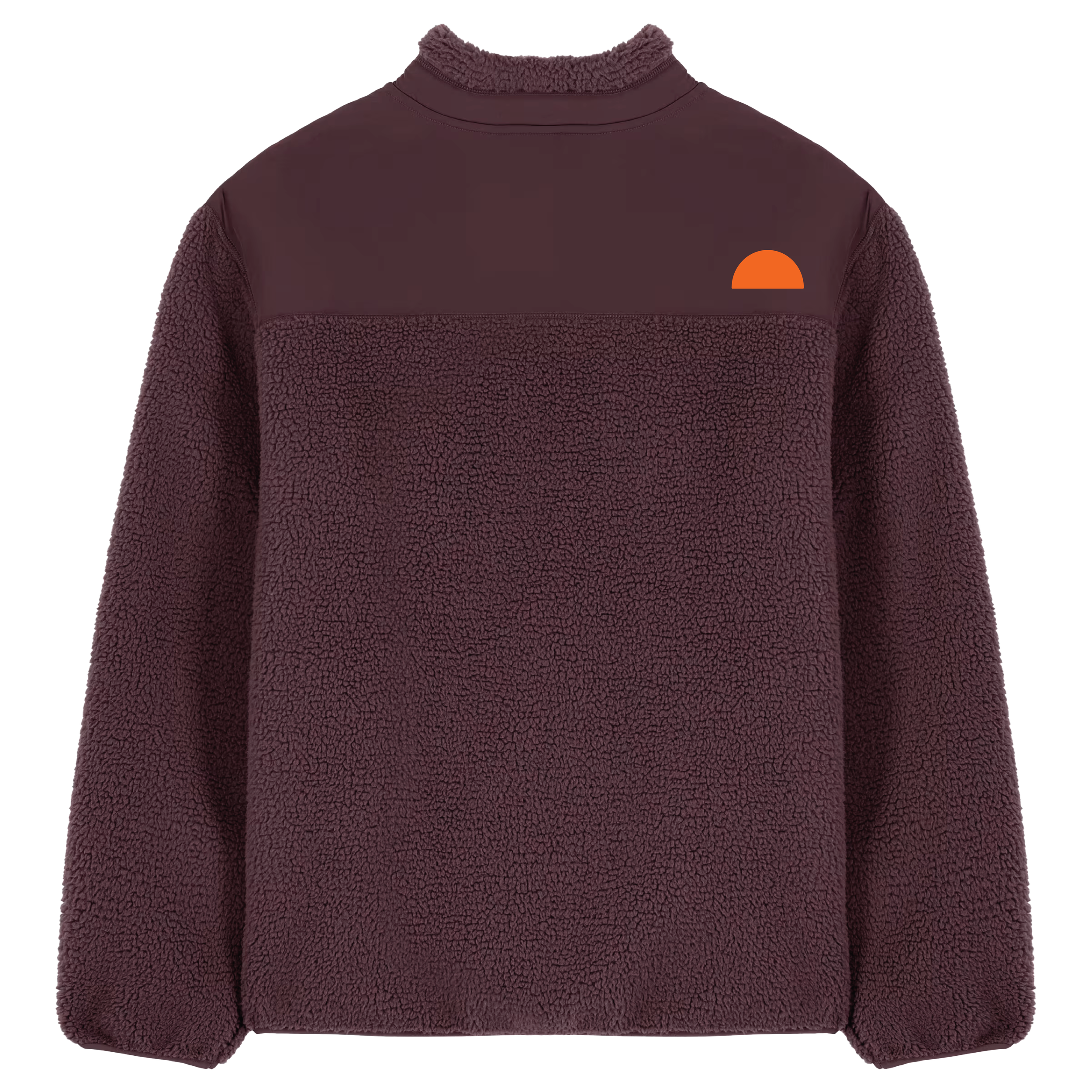 Rise Fleece - Red Brown Back.png