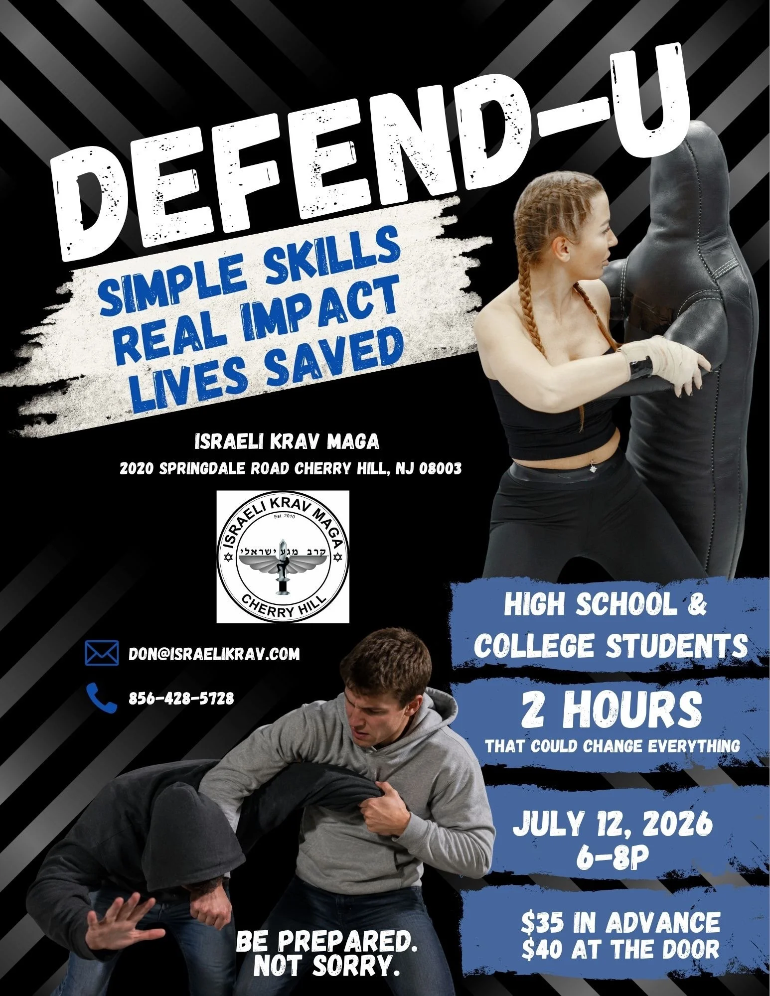 DEFEND-U:  Self-Defense for High School & College Students