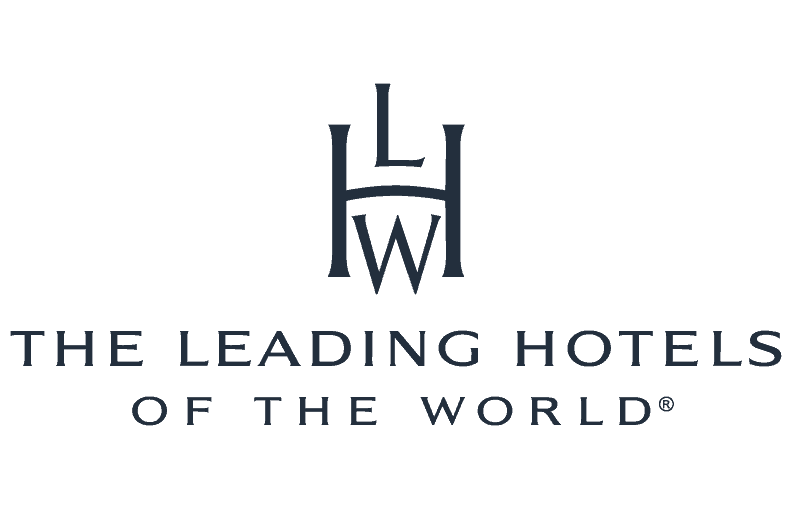 Logo of the Leading Hotels of the World featuring stylized initials L, H, and W with the company name below.