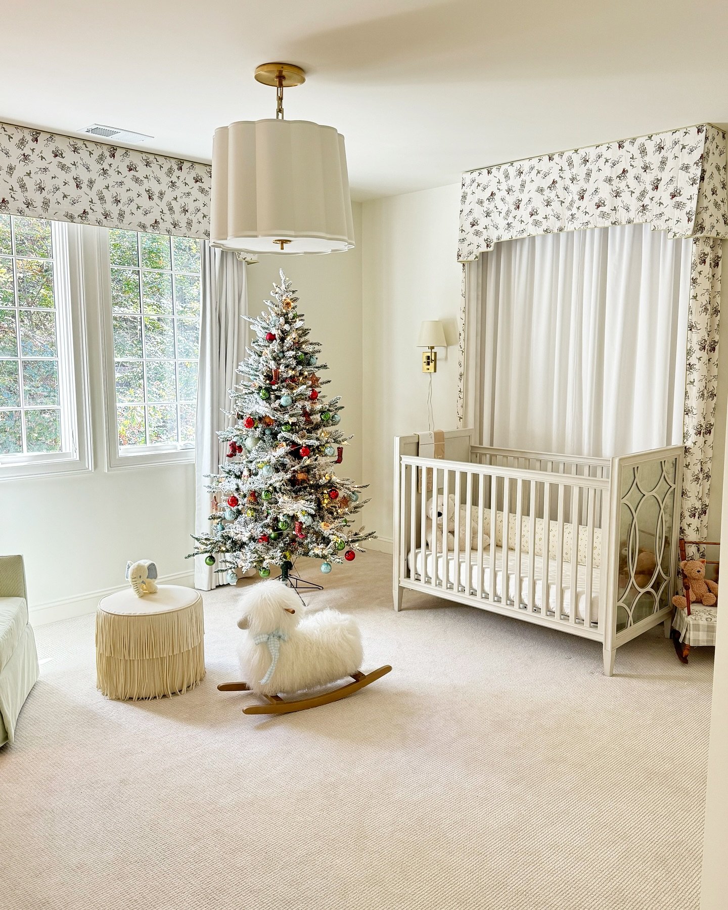 Teddy&rsquo;s room! We installed these beautiful sconces for a mini room upgrade and I love the difference it made. His nursery looks extra sweet this morning and the extra light only makes it look sweeter. If you don&rsquo;t remember these from my s