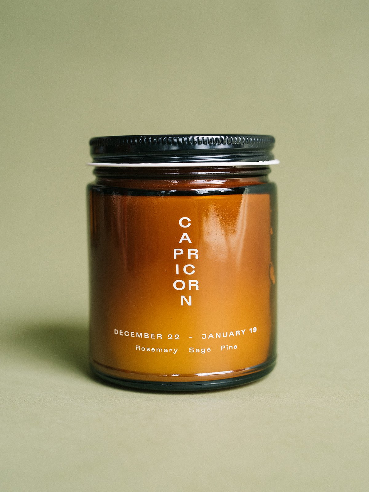 Capricorn Zodiac Candle