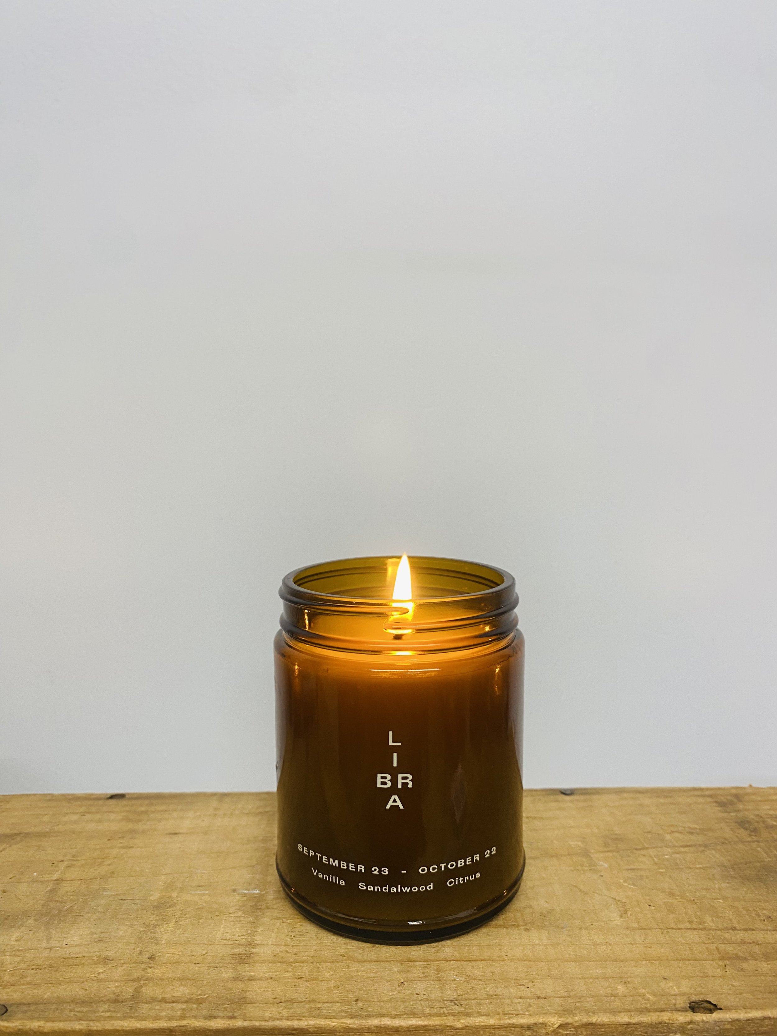 Libra Zodiac Candle