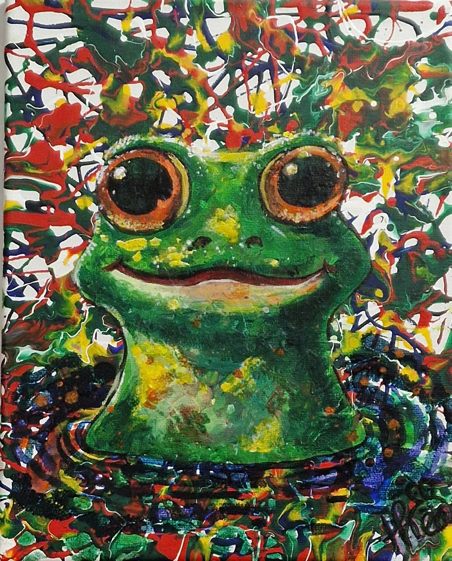 Plastic soup Frog