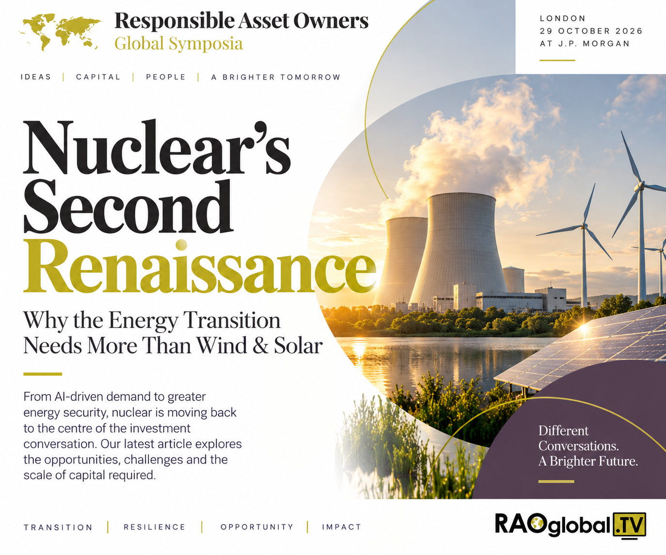 Nuclear's Second Renaissance: Why the Energy Transition Will Need More Than Wind and Solar