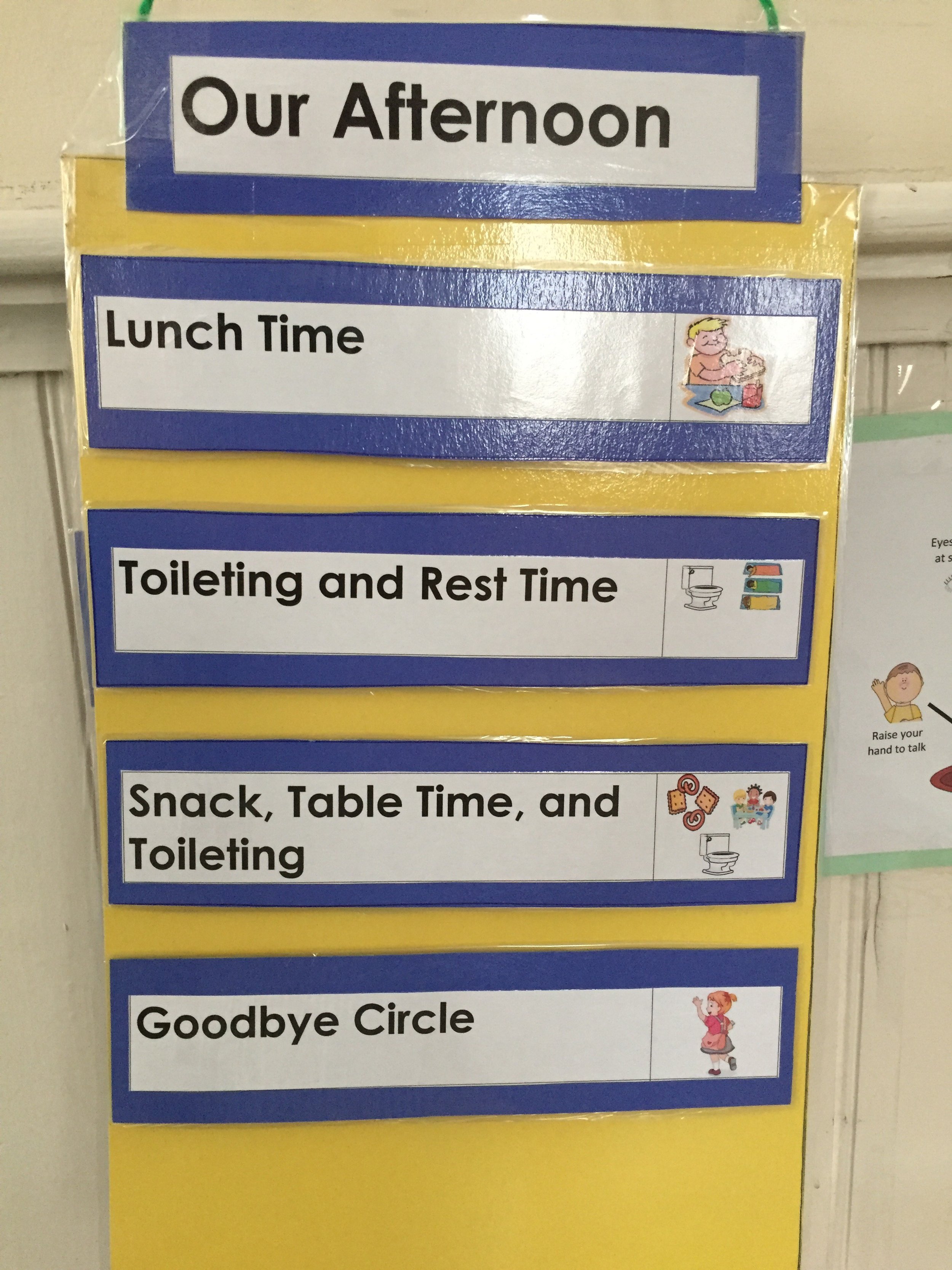 Daily Schedule (PM)