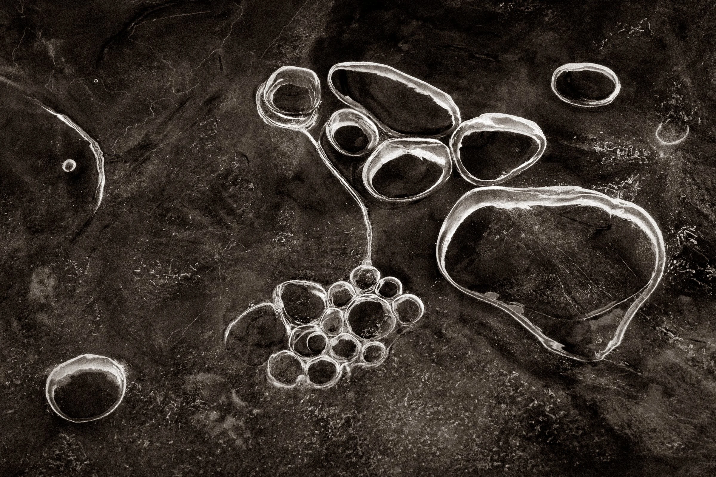 Ice Bubbles 
(click image above to enlarge)