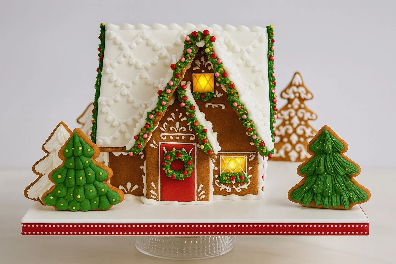 Pre-Decorated Classic Gingerbread House