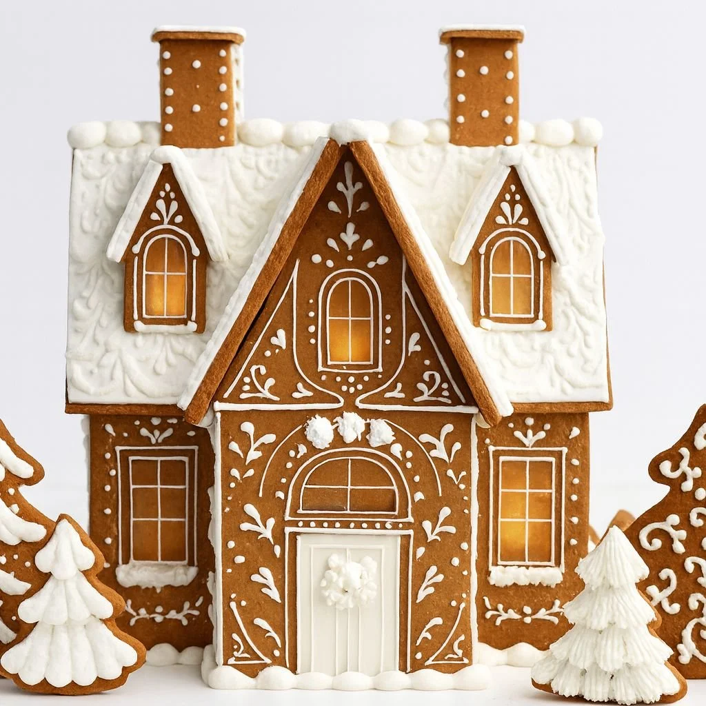Luxe Gingerbread House