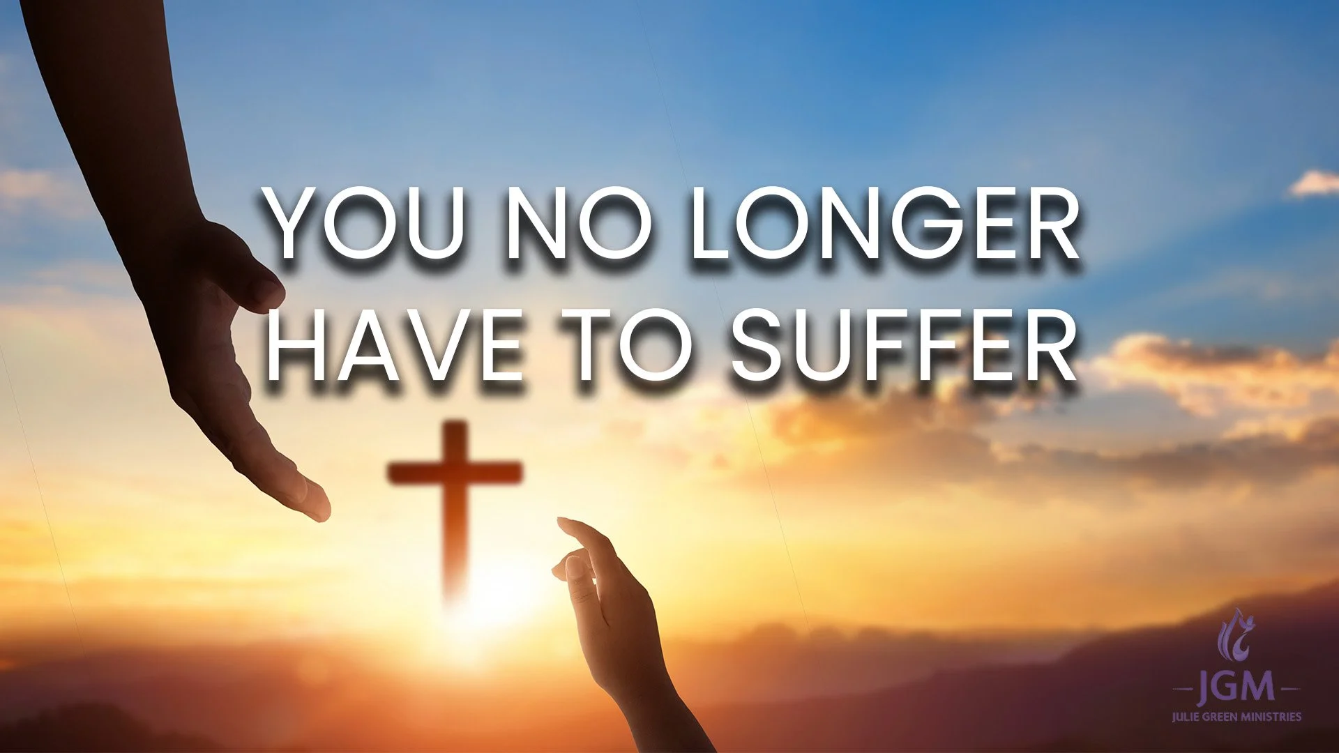 YOU NO LONGER HAVE TO SUFFER