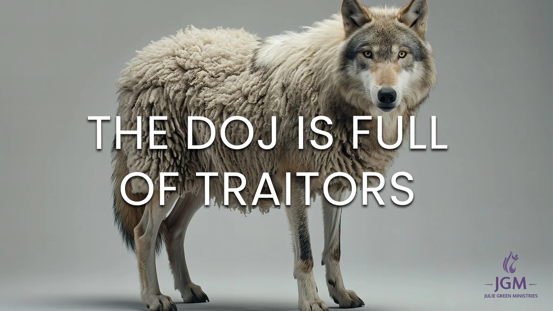 THE DOJ IS FULL OF TRAITORS