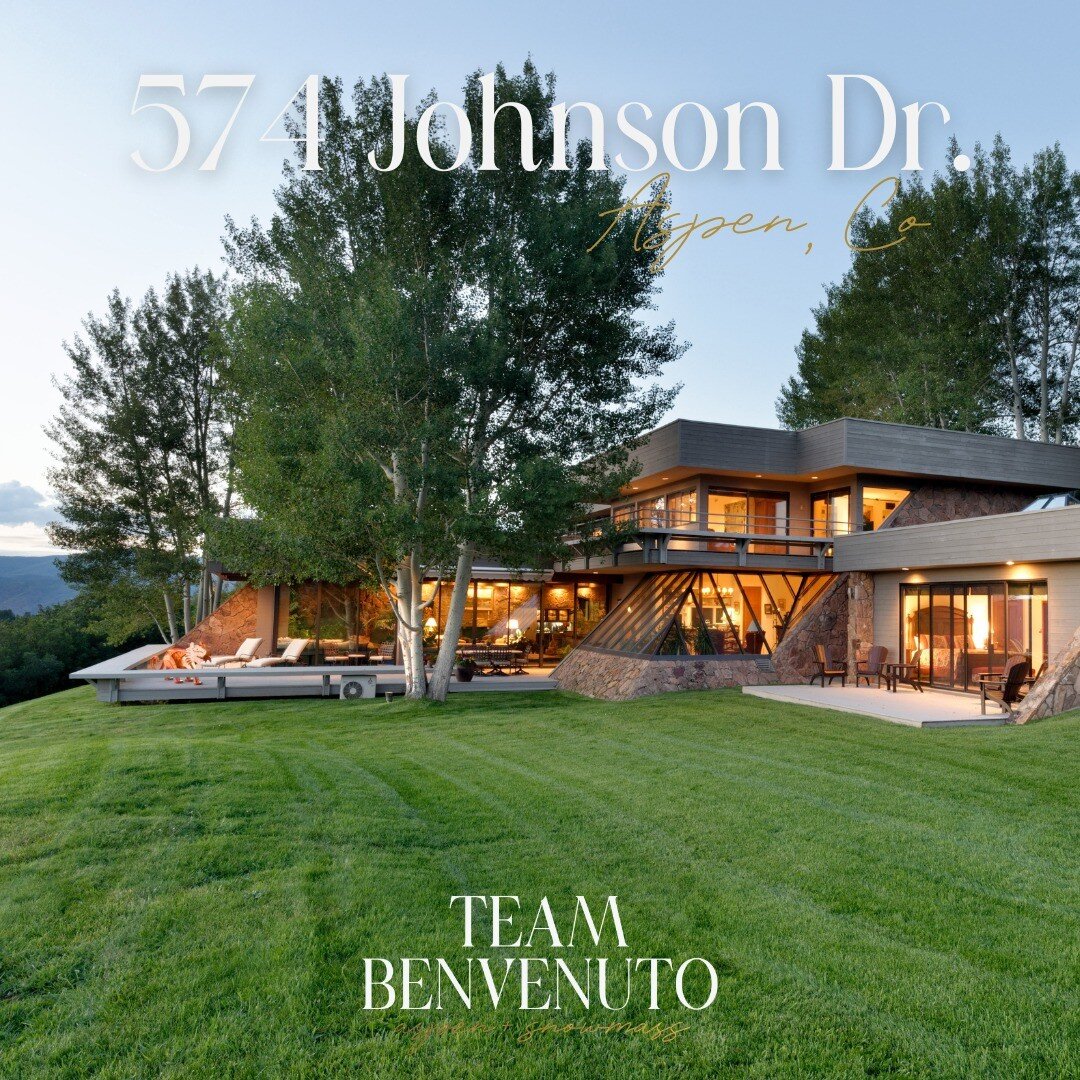 JUST LISTED | Enjoy panoramic views and spectacular sunsets from Aspen Highlands to Mt. Sopris from this Bill Poss designed contemporary home in Starwood! Situated on over 3 acres, the rolling lawns, patios and decks are perfect for outdoor entertain