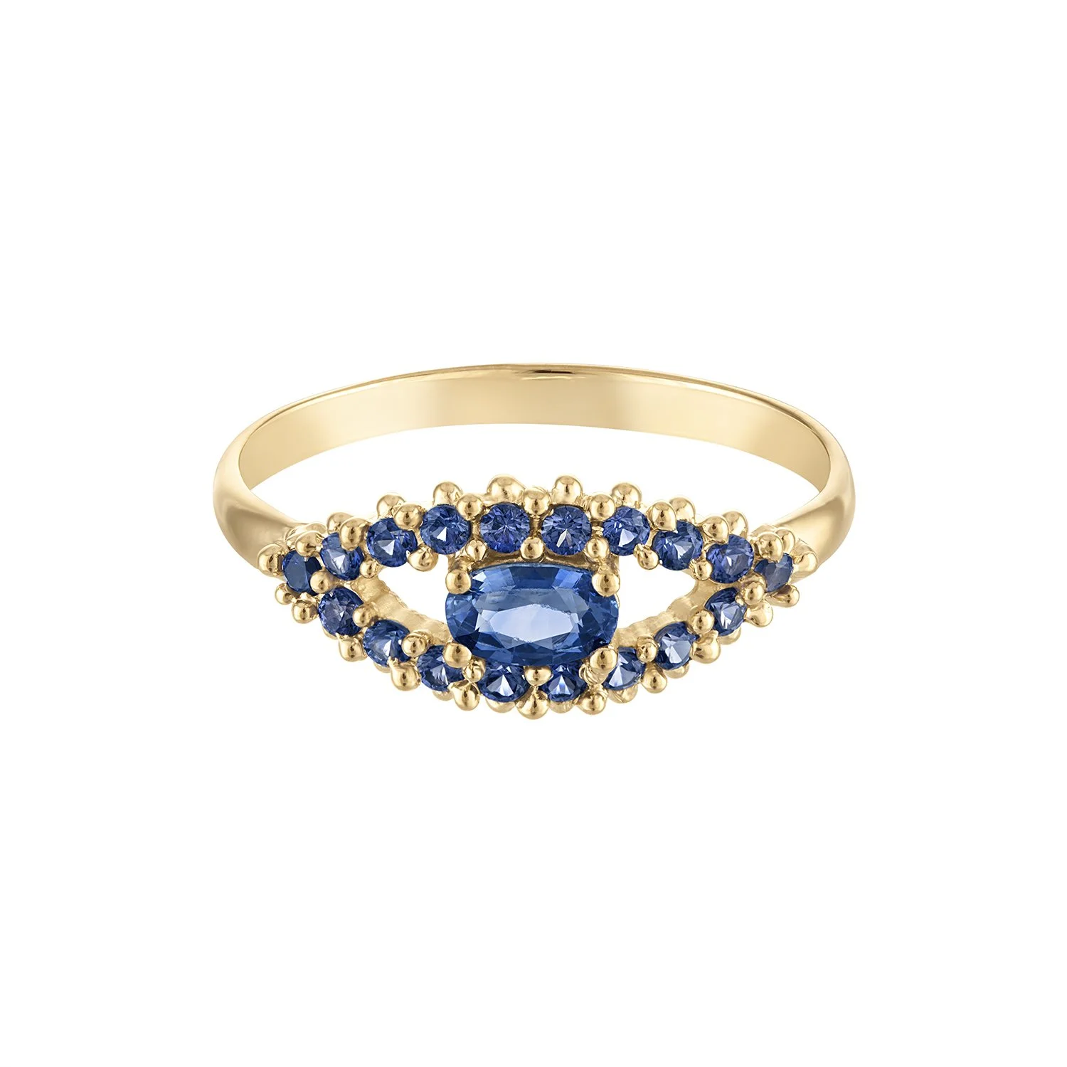 Pomela Ring- Blue Sapphire