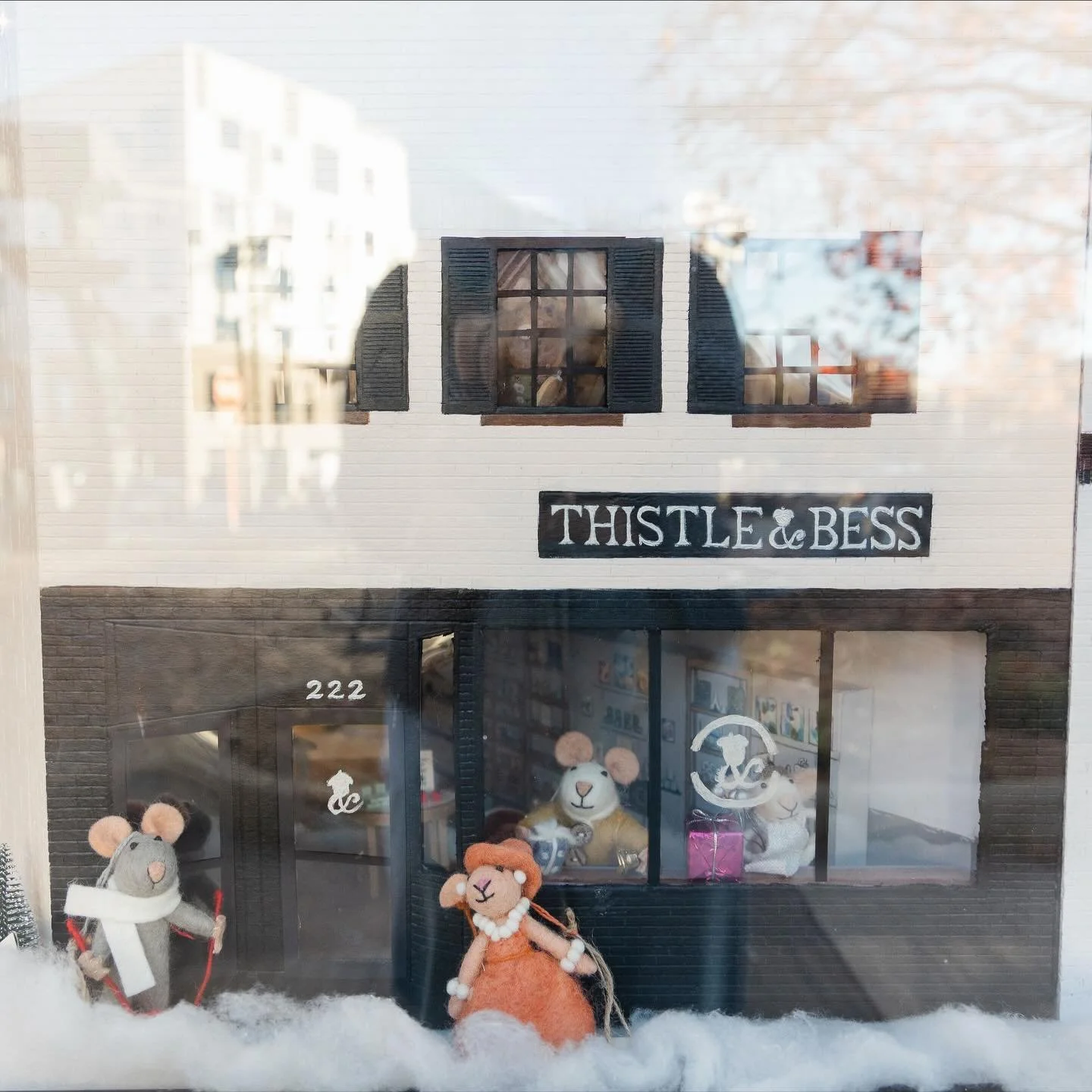 Here&rsquo;s a look at our most magical window to date- a tiny whimsical version of our store ✨ The window was designed and handmade by our super talented team member @elliebehm. There are so many details in this window that Ellie created. She hand c