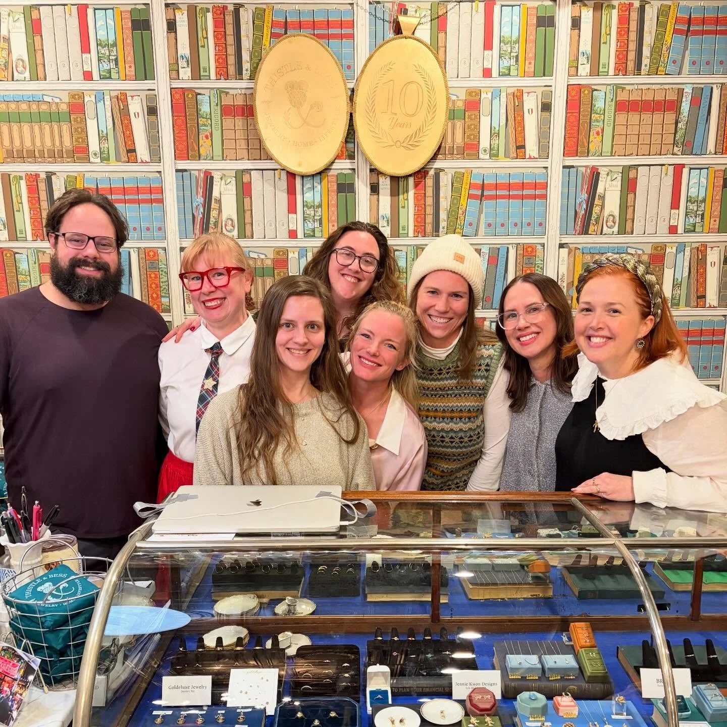 One of the reasons that I love Midnight Madness and KindleFest so much is because of the community! Since the very first one my little support system shows up to help that night with anything from passing out punch to restocking the shelves to simply