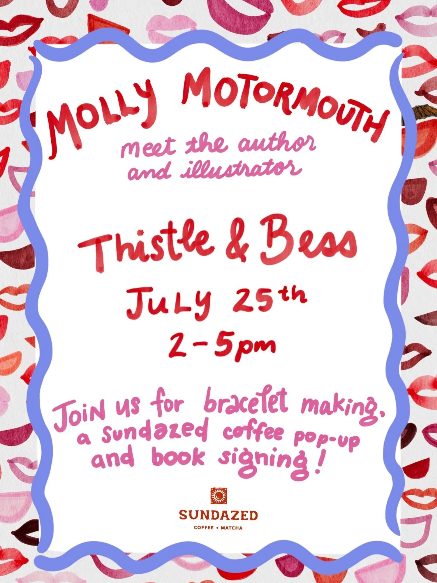 Come meet the author and illustrator of the adorable children&rsquo;s book Molly MotorMouth! The book, written by @booksby.monicacleary , is inspired by her mom and is the beginning of an ADHD children&rsquo;s book series. Molly MotorMouth is meant t