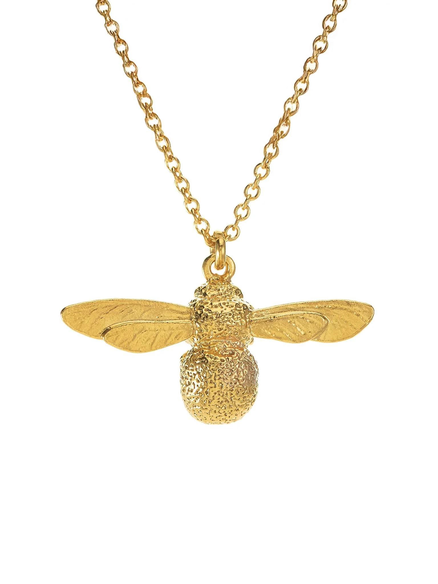 Baby Bee Necklace Gold Plate