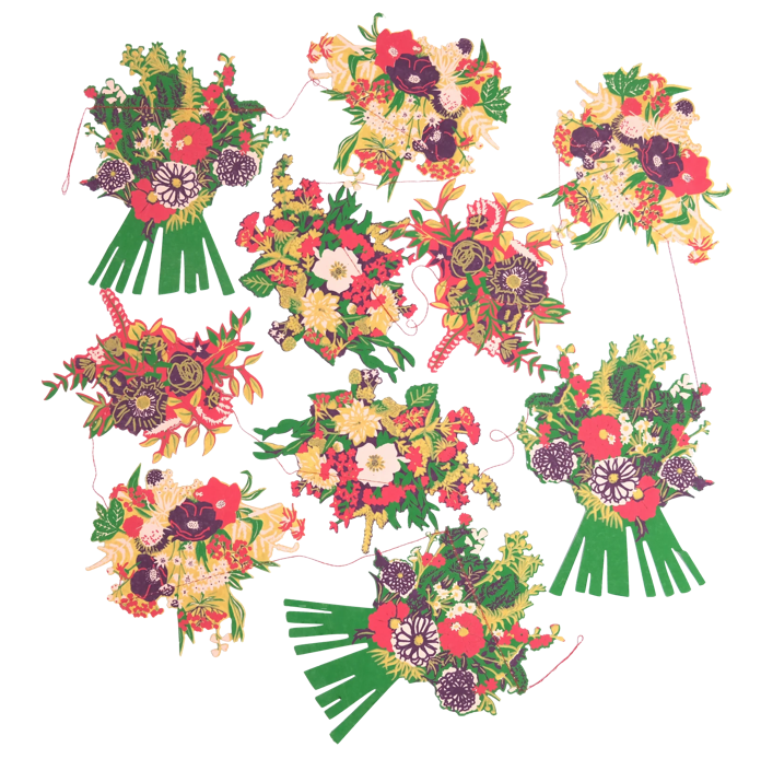 Bouquet Sewn Garland