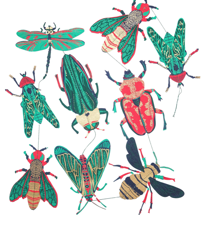 Insects Vertical Wall Hanging