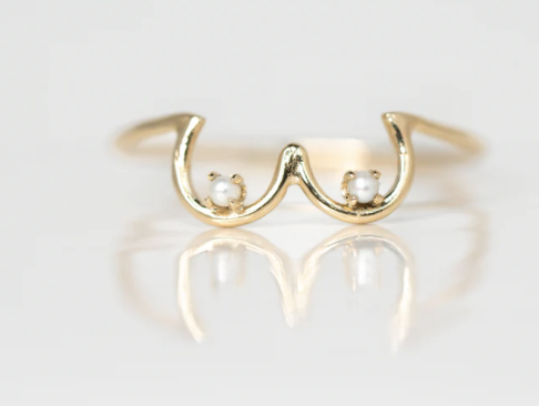 Pearl Boob Ring