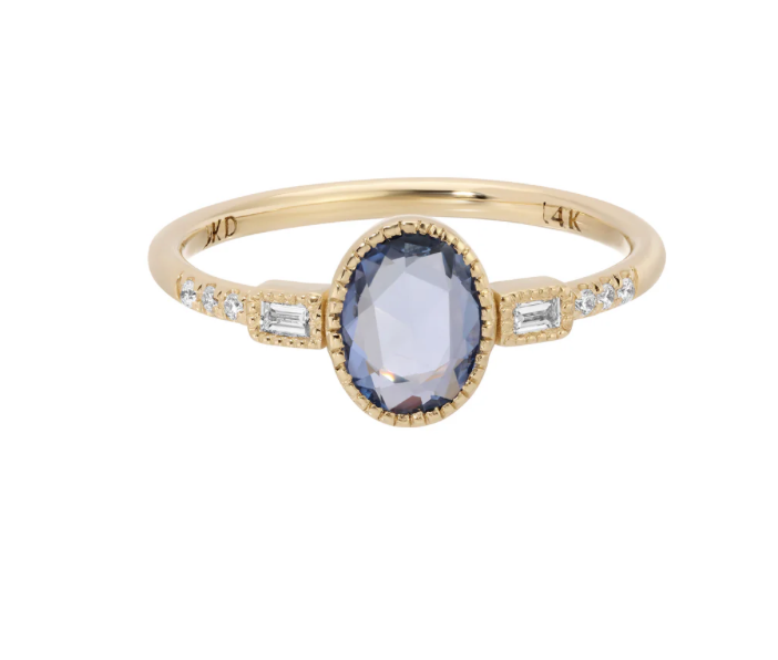 Blue Sapphire Adagio Ring
