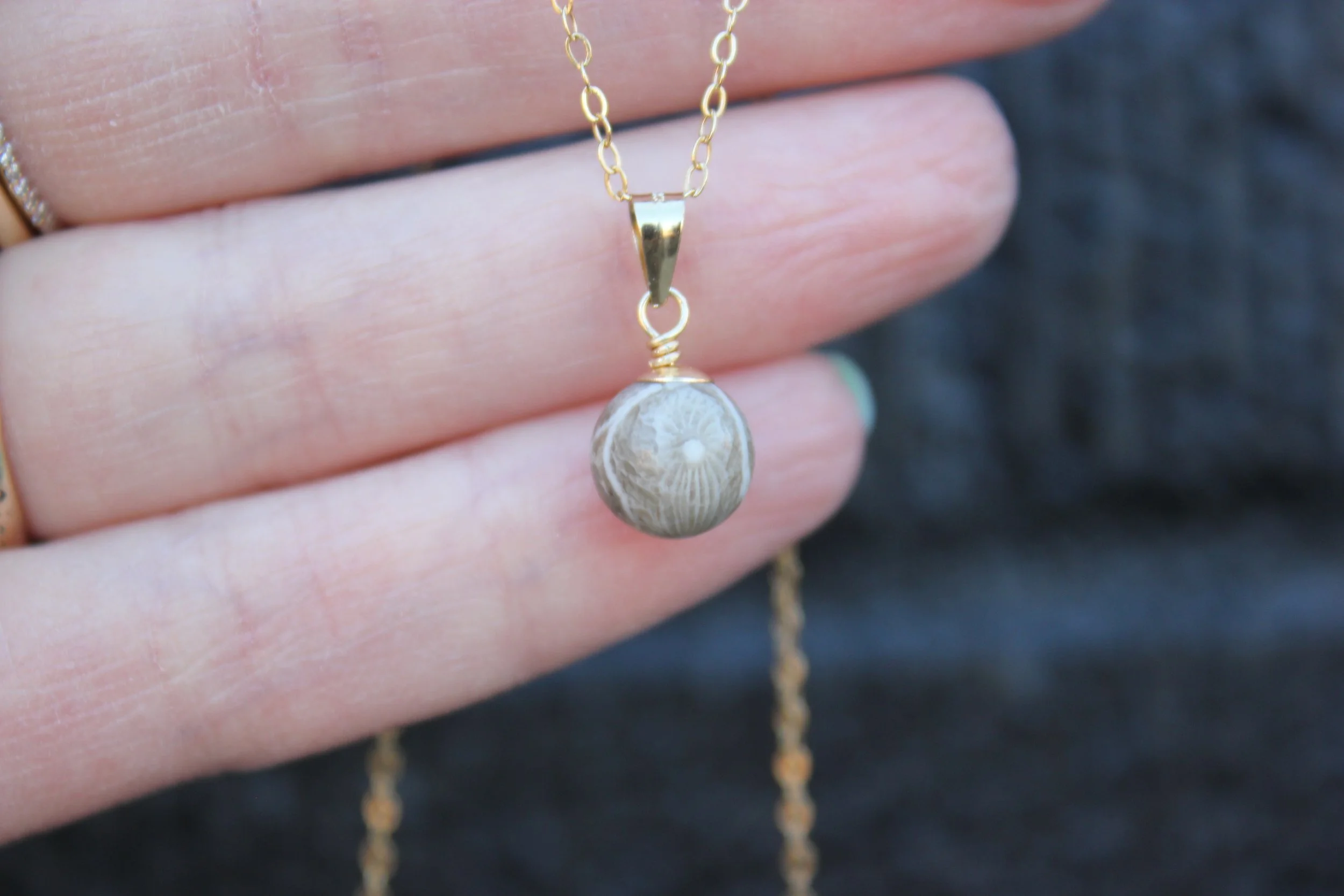 Petoskey Stone Necklace