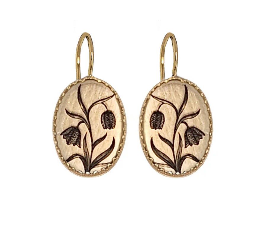 Big Victoria Earhangers- Tulip