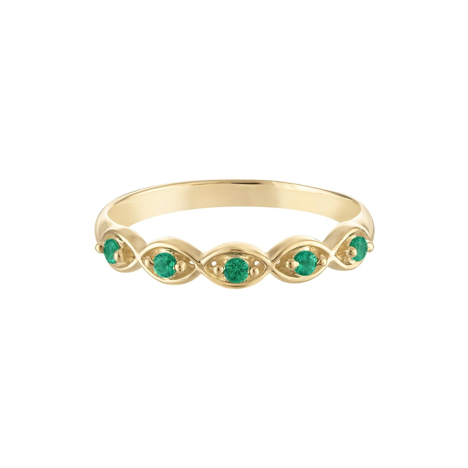 Eyebye Ring- Emerald