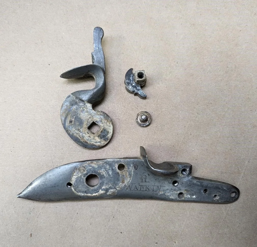 Example of built-up residue 